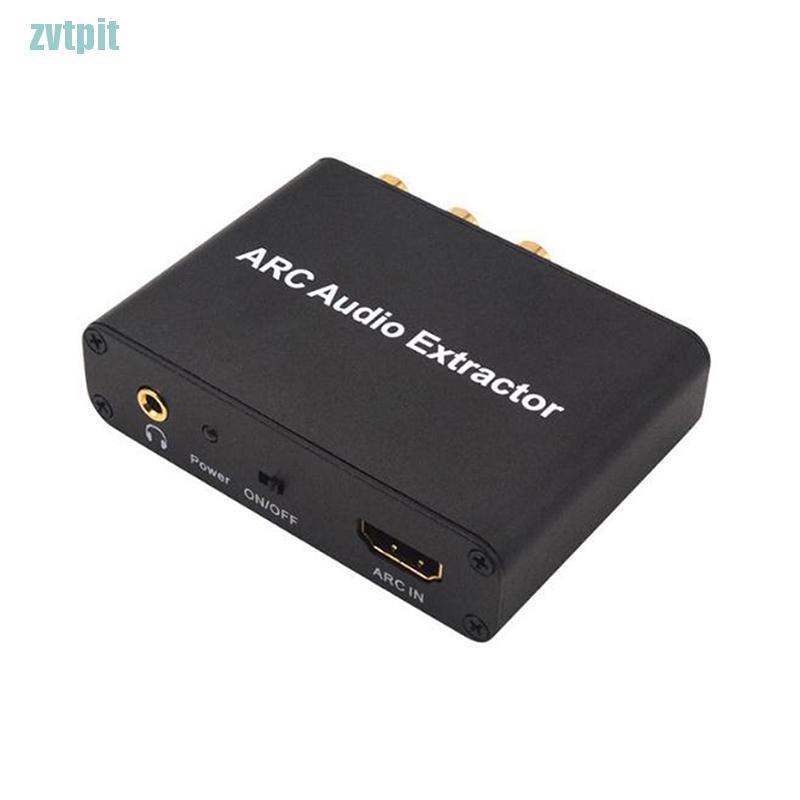 [ZVT] HDMI Digital To Analog Coaxail ARC Audio Extractor Converter Adapter 3.5mm RCA  PT