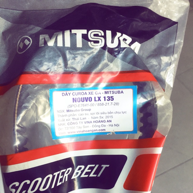 Dây curoa xe Novo Lx 135