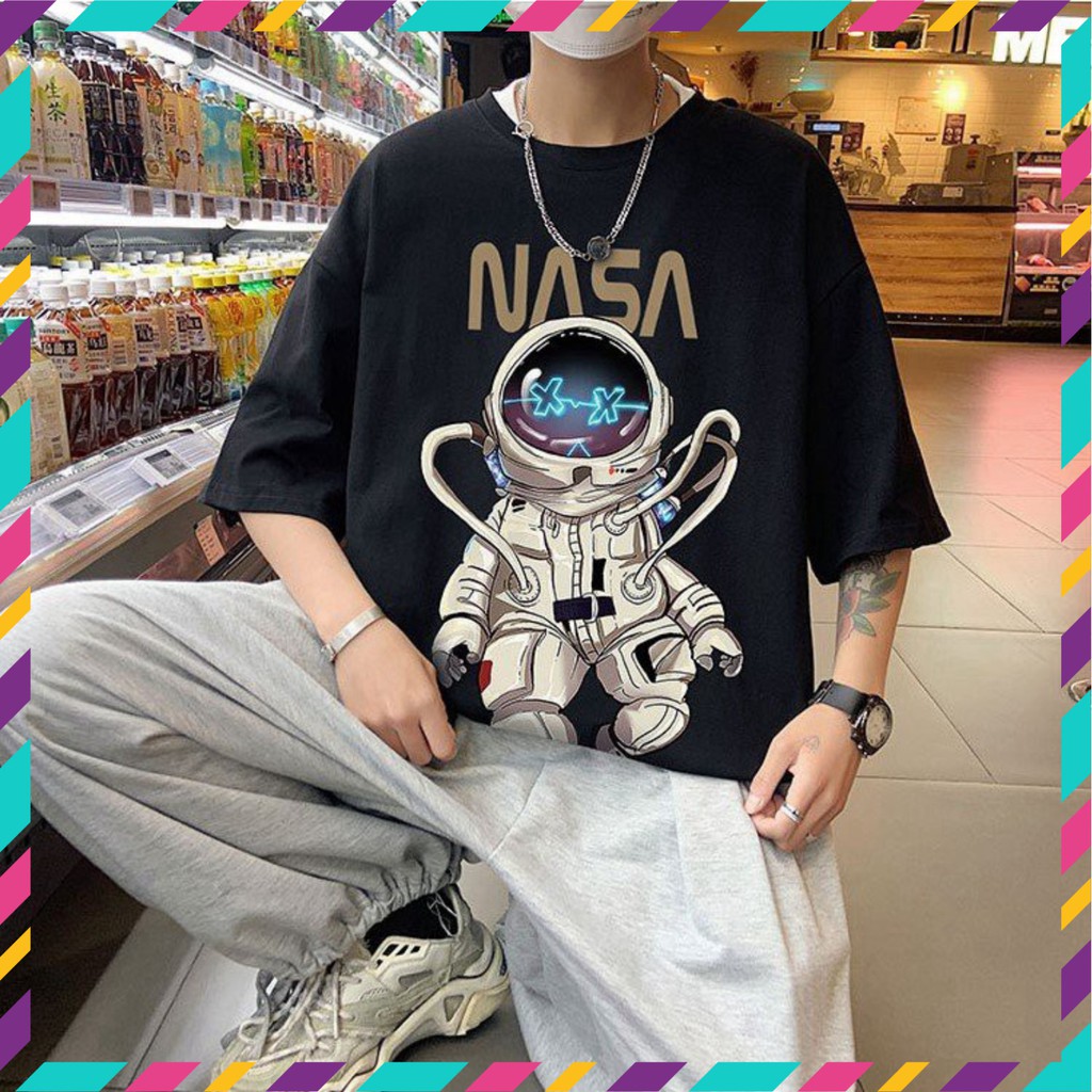 Áo Thun Tay Lỡ Form Rộng NASA Siêu Hot🍁 Unisex nam nữ đều mặc được | BigBuy360 - bigbuy360.vn