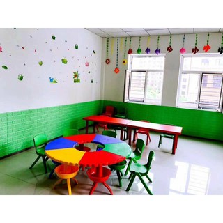[HCM] Xốp dán tường màu xanh lá tươi mát