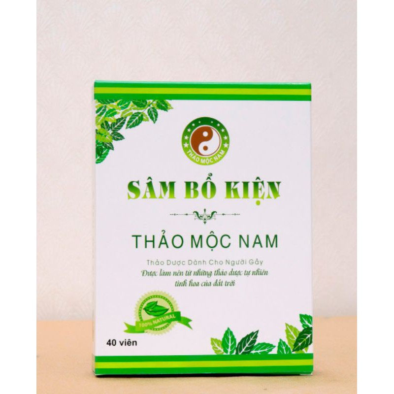 SÂM BỔ KIỆN THẢO MỘC NAM ( sản phẩm này không phải là thuốc và không có tác dụng thay thế thuốc chữa bệnh)