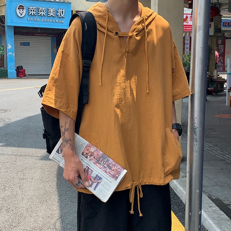 Áo Hoodie Ngắn Tay Màu Trơn Thời Trang Cho Cặp Đôi Chất Lượng Cao | BigBuy360 - bigbuy360.vn