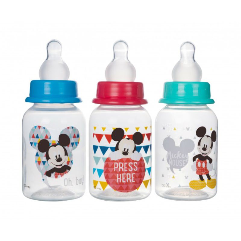 [được chọn núm] Bình sữa cổ hẹp Disney 125ml 250ml ( made in thái lan )