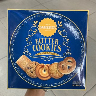 [HÀNG CHẤT LƯỢNG] BÁNH BUTTER COOKIES DANESITA VỊ TRUYỀN THỐNG - 908G