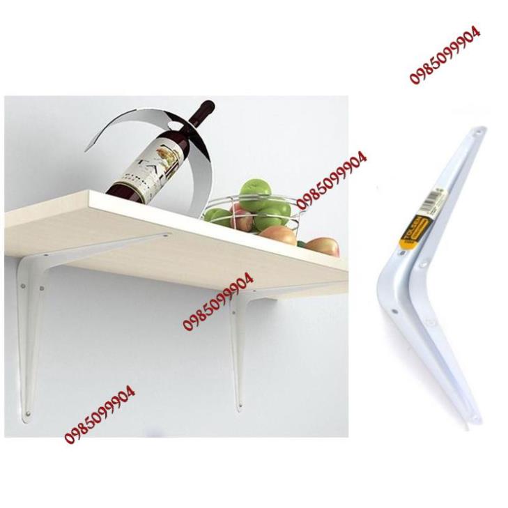 Một Cái Bản lề giá đỡ kệ decor góc vuông eke ê ke con sơn chữ L kích thước TOLSEN thép carbon cứng chắc cao cấp