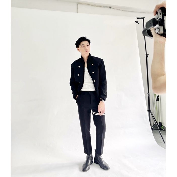 ÁO JACKET RICHARD ĐEN TRƠN by K honista