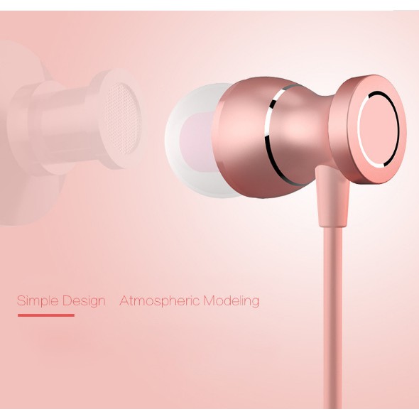 Tai nghe nhét tai 3.5mm bằng kim loại kèm mic dành cho Samsung Huawei Xiaomi Oppo