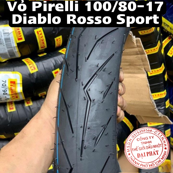 Vỏ Pirelli Diablo Rosso Sport 70/90-17,80/90-17,90/80-17,100/80-17