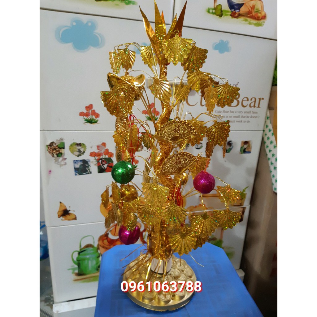 Cây rẻ quạt, cành vàng lá ngọc trang trí tuyệt đẹp - lá ngọc cành vàng