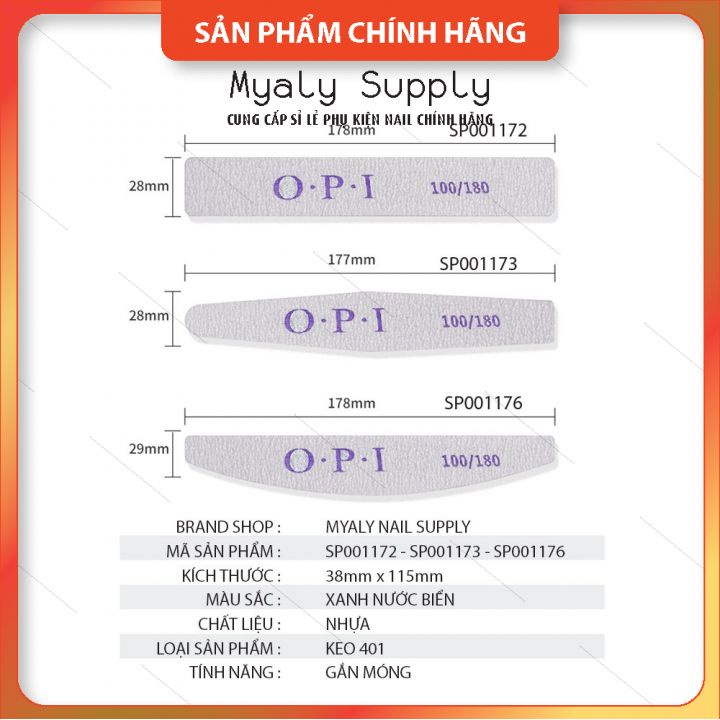 Dũa Móng Tay Opi Dũa Dày Dũa Mỏng