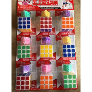 vỉ 9 quả rubic loại to cực đẹp kèm vòng xoay bi( sỉ đồ trẻ em)