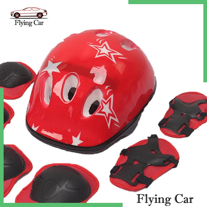 Set 6 Miếng Đệm Bảo Vệ Khuỷu Tay / Đầu Gối Cho Bé Khi Trượt Ván