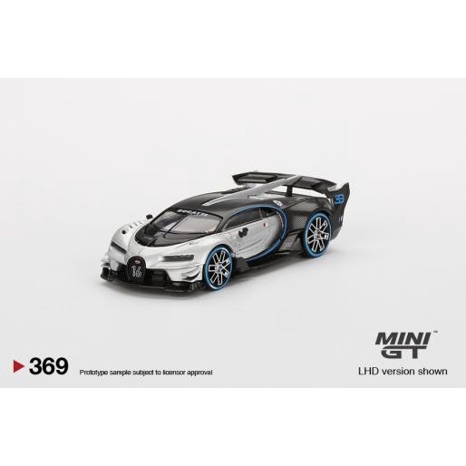MÔ HÌNH 1:64 MINI GT - Bugatti Vision Gran Turismo Silver