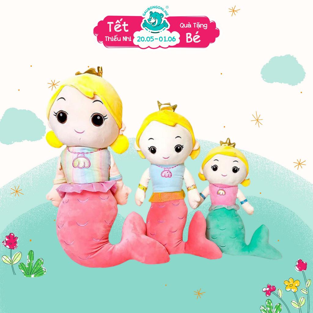 Nàng tiên cá bằng bông chất nhung siêu mịn, món quà đáng yêu cho các bé gái