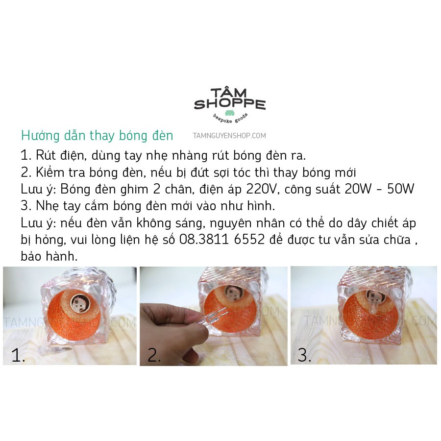 COMBO 2 Set 3 bóng đèn đèn xông tinh dầu điện ghim 2 chân