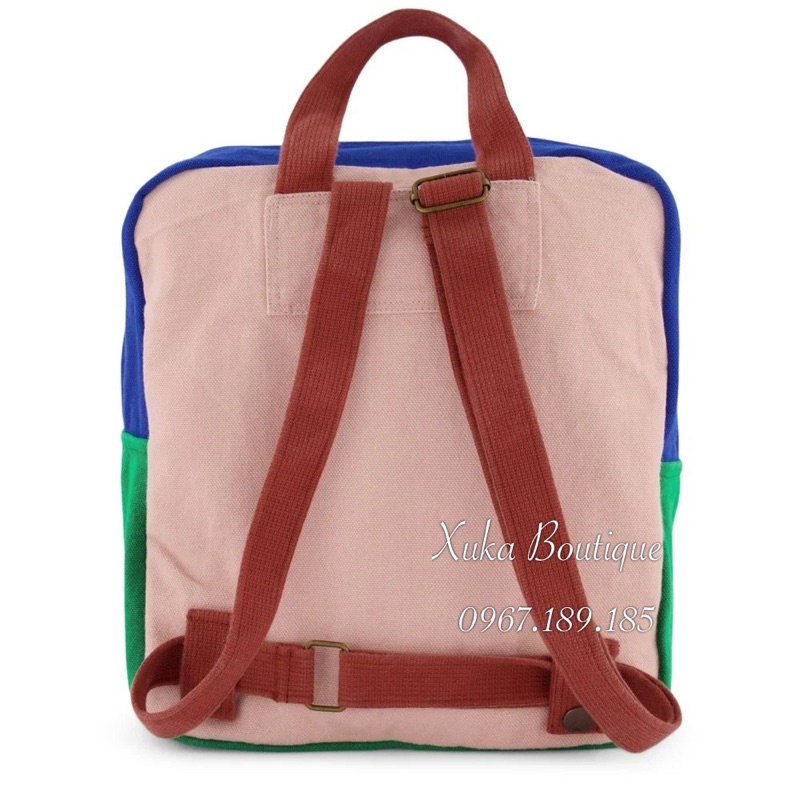 Ba Lô Vải Thêu Chữ Cái Dễ Thương Cho Trẻ Em Mầm Non, Hàng Cao Cấp Của Hãng BOBO CHOSES 100% Organic Cotton