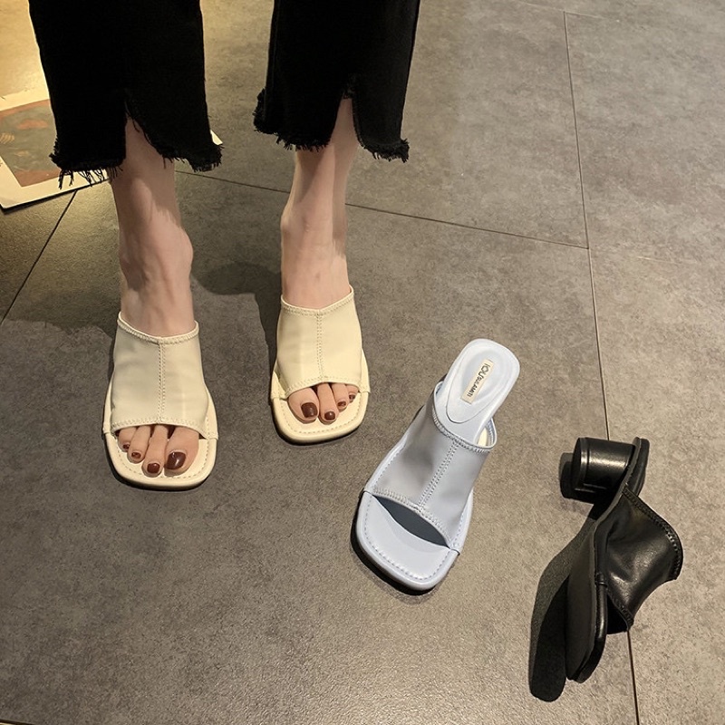 GUỐC HỞ MÕM CHẤT LIỆU DA MỊN