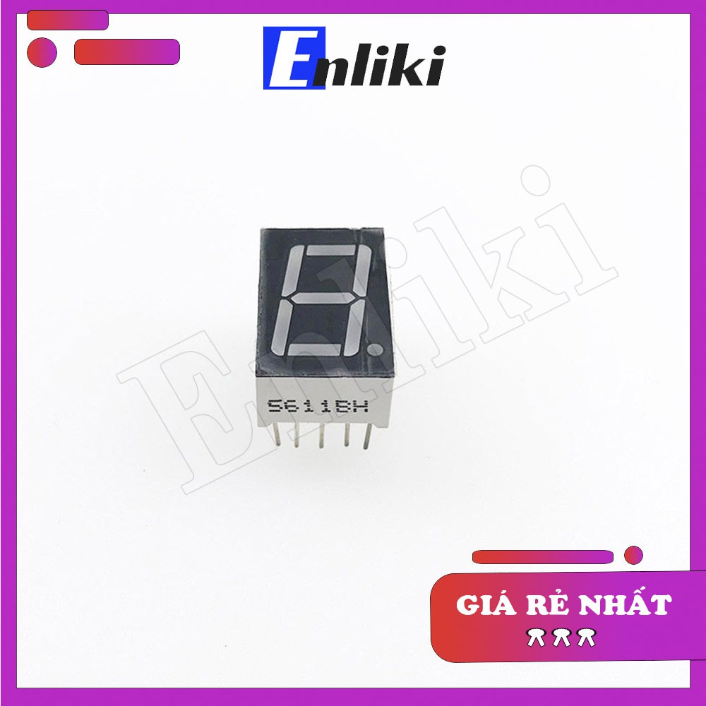 Led 7 thanh 0.56inch 1 Số màu đỏ (Katot Chung)