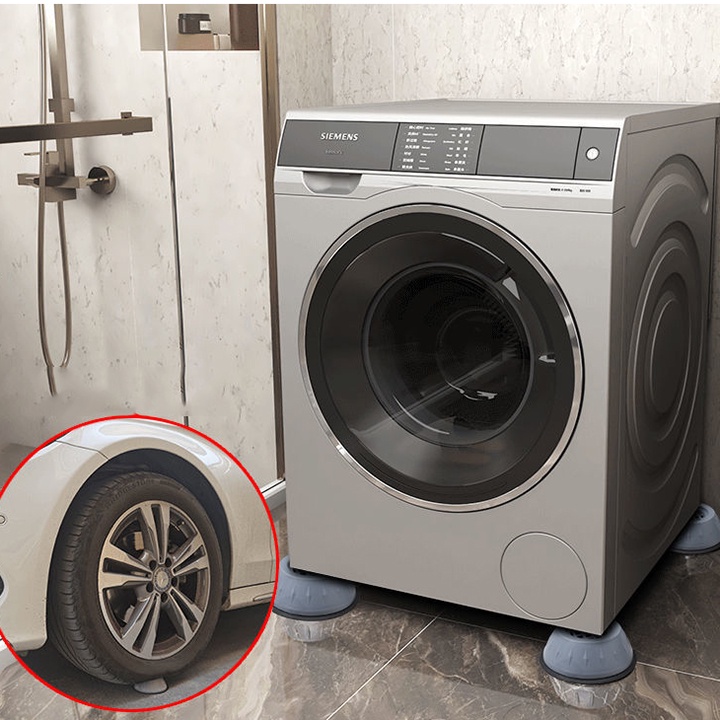 Silicon kê chân máy giặt chống nước hongkong_store sieure888 Silicon kê chân máy giặt giảm rung lắc có lỗ thoát nước