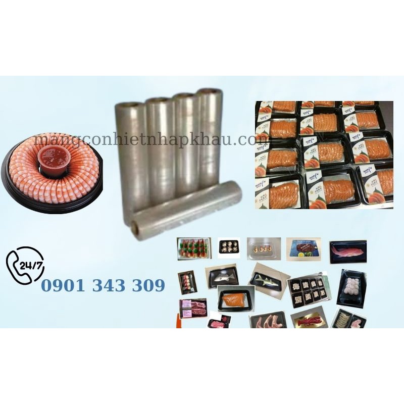 Màng Skinpack-skinfilm hút sát da dùng trong đóng gói thủy sản