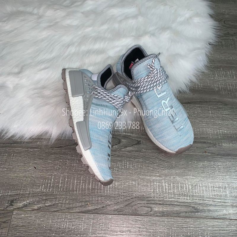 Giày Adidas human race xanh mẫu mới