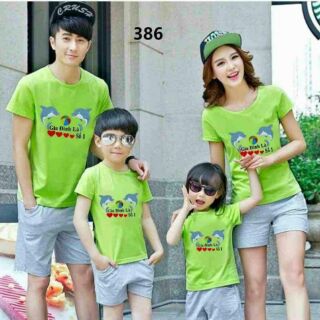 Áo đồng phục gia đình cá heo