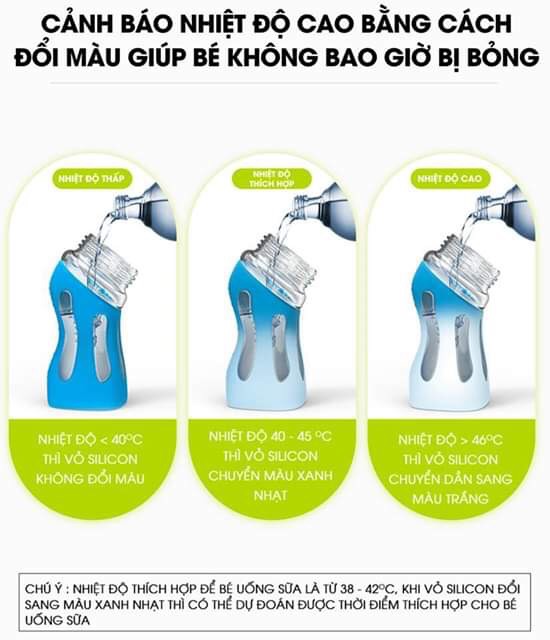 Bình sữa tiny cổ cong cho bé