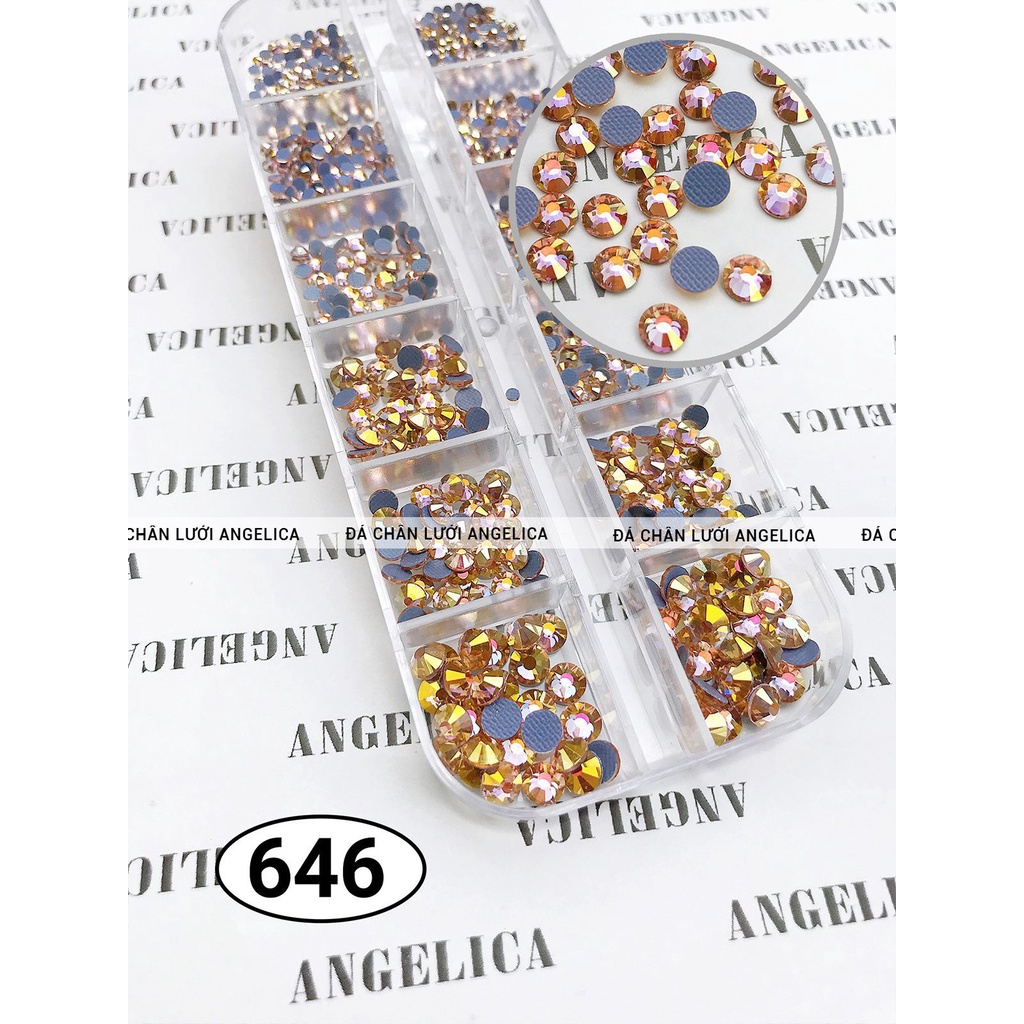 Đá Chân Lưới 14 Khía Heaven Padparadscha ANGELICA 646