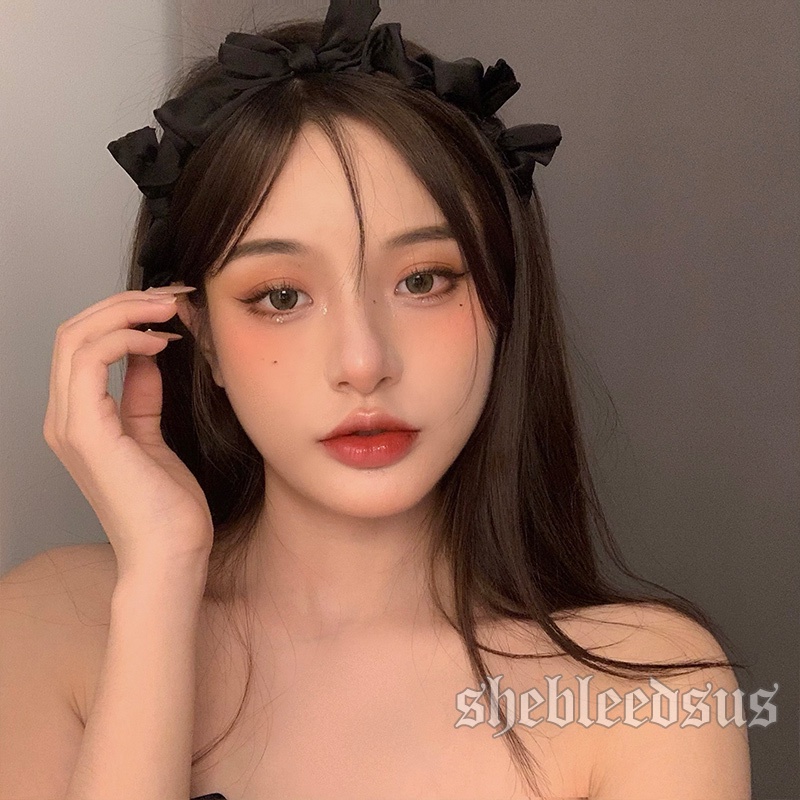 Bờm tóc tiểu thư sang trọng phong cách Hàn Quốc băng đô hình nơ dễ thương cho nữ bản đẹp Aikimo BT3