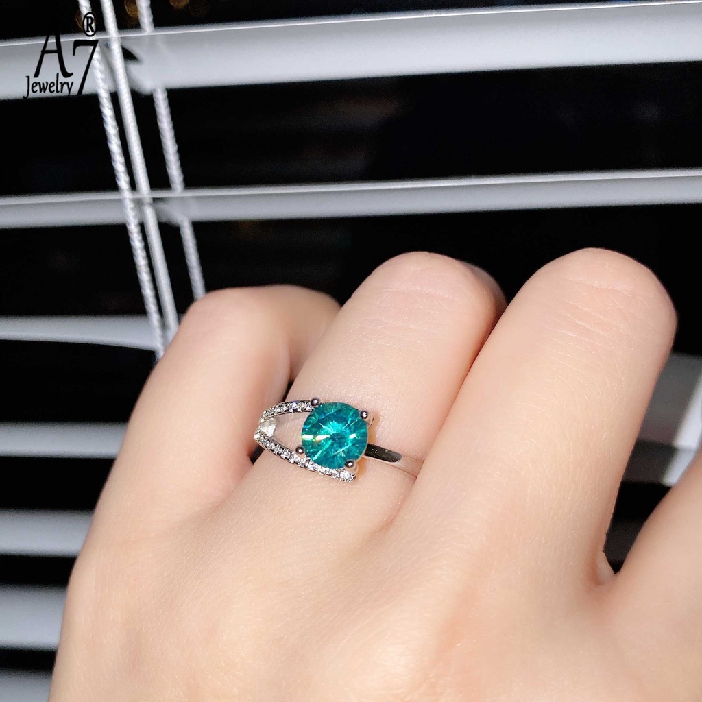 Nhẫn mở mạ bạc 925 thiết kế đơn giản cho nữ