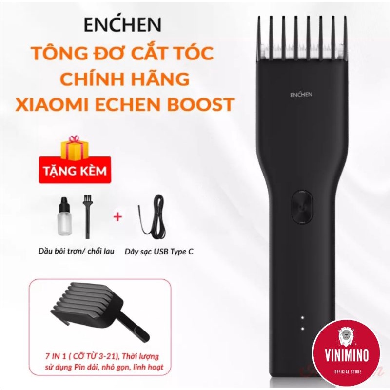 [Q. Bình Tân] Tông đơ cắt tóc Xiaomi Youpin ENCHEN BOOST - Màu Đen | Vinimino Store