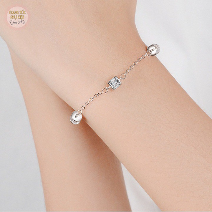 Lắc tay bạc ý S925 thời trang Hàn thanh mảnh, cực dễ thương - LT72