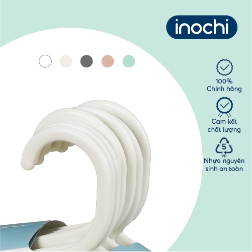 Móc áo mỏng Inochi - Hara 184 màu Trắng/Xanh/Ghi/Hồng