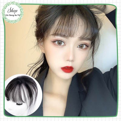 Tóc giả mái thưa Hàn Quốc che hói 360 độ mềm mượt tự nhiên - Cô nàng sư tử