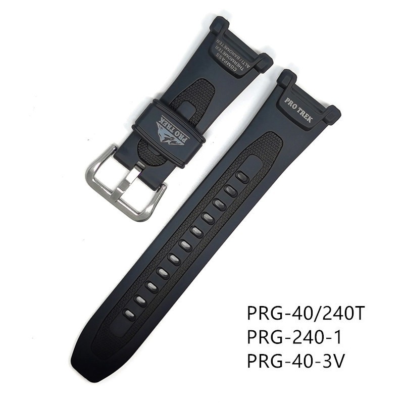 Dây đeo cao su thay thế dành cho đồng hồ Casio G-Shock Prg-40T Prg-240T Prg-240-1 Prg-40-3V