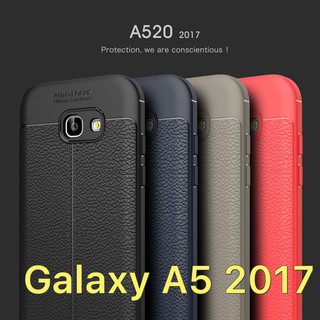 Ốp lưng dẻo vân da nổi Autofocus hàng loại 1 cho Samsung Galaxy A5 2017