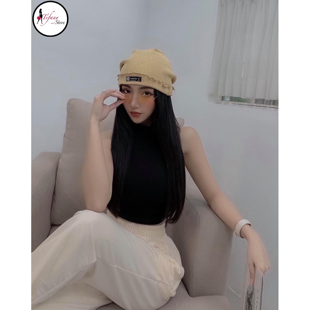 Áo Croptop Cột Nơ Sau Lưng Hở Lưng Mút Ngực Trong Bigsize Dưới 80Kg Áo 2 Lớp "HLCC"