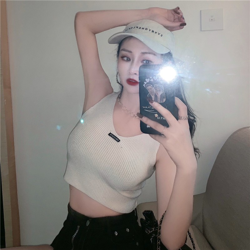 Cocory vn Áo Croptop Sát Nách Thời Trang Mùa Hè Cho Bạn Gái