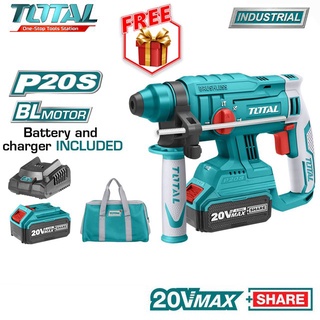 Máy khoan đục bê tông dùng pin 20V Total TRHLI2201