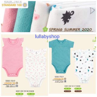 Body cộc tay Lullaby vải thở siêu mát, mềm mịn, hàng cao cấp chính hãng