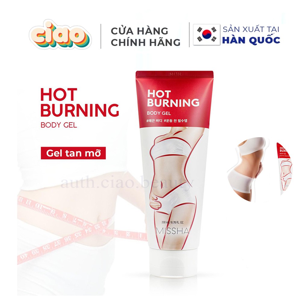 KEM TAN MỠ BỤNG MISSHA HOT BURNING Dung tích: 200ml