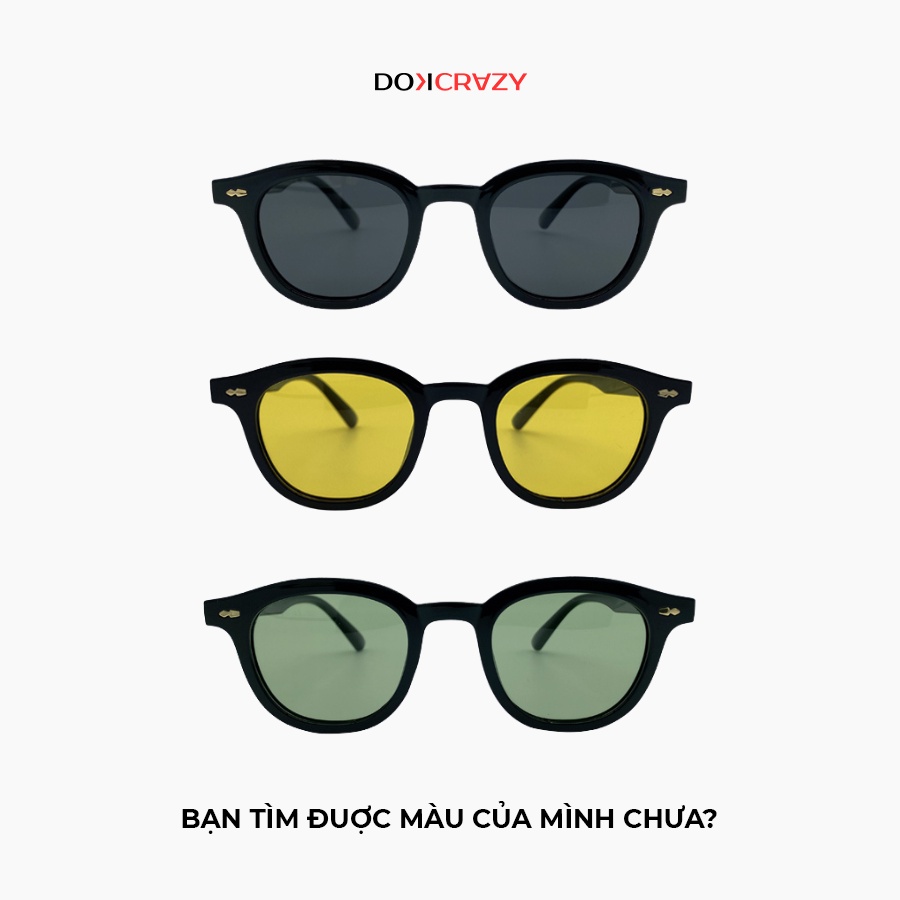 Kính mát DOKCRAZY TIGA chống UV400 sang chảnh hot trend Hàn Quốc