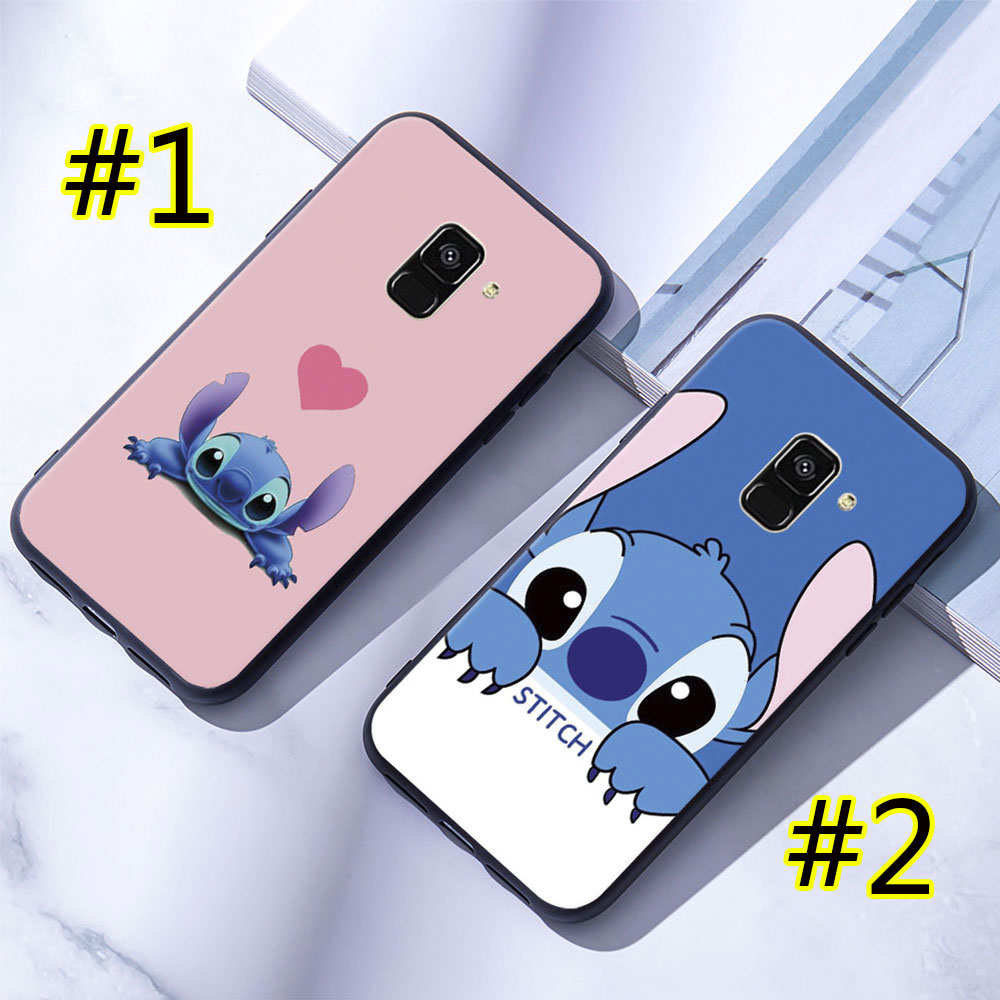 Samsung Galaxy A6 A8 Plus A7 A9 2018 Soft Silicone Case Cover Stitch