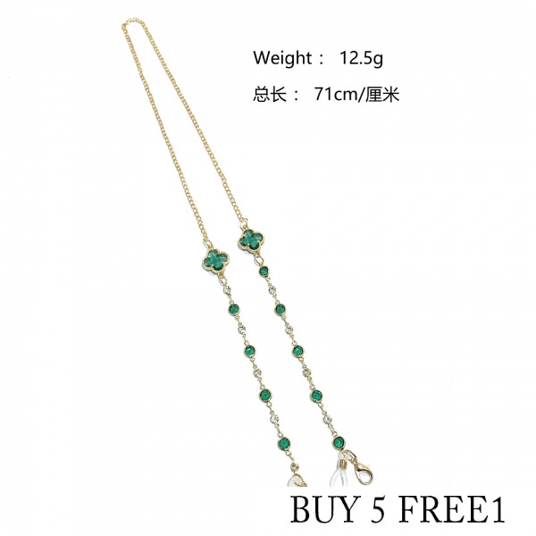 Dây Nối Dài Mắt Kính Chống Mất Hình Cỏ Bốn Lá Màu Sắc Thời Trang