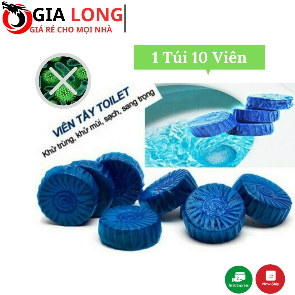 Combo 10 Viên Khử Mùi Tẩy Bồn Cầu, Viên Thả Bồn Cầu Diệt Tận Gốc Các Loại Vi Khuẩn Công Nghệ Hàn Quốc_TBC01