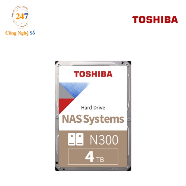 Ổ cứng HDD TOSHIBA NAS N300 4TB HDWG440UZSVA