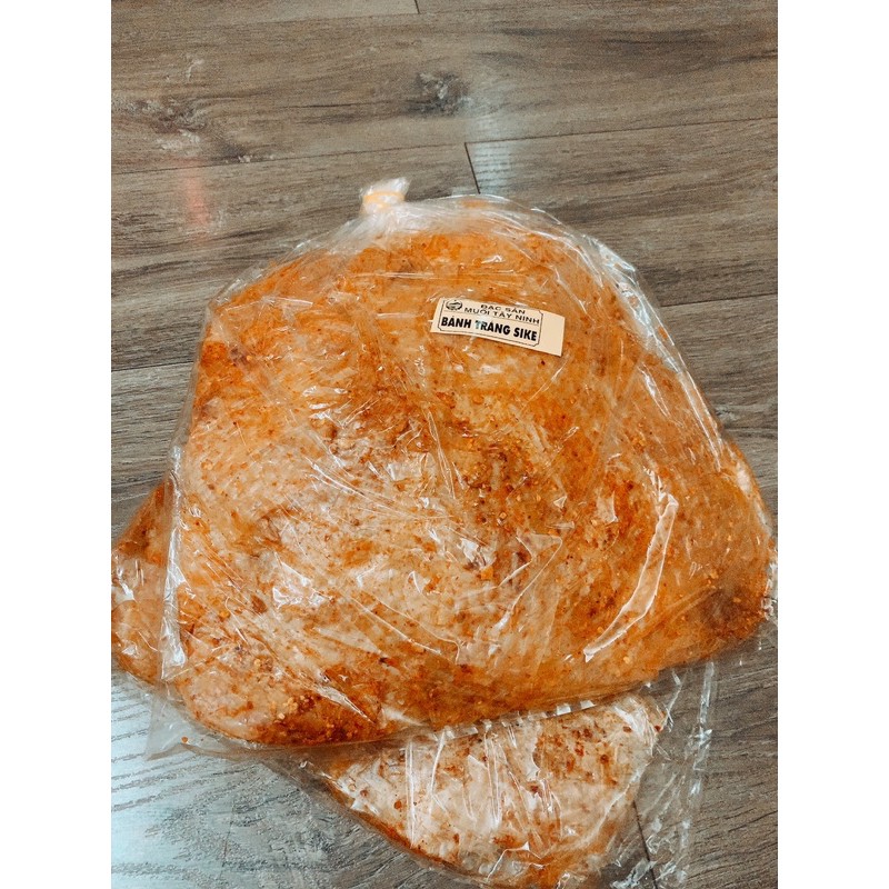 500g bánh tráng muối tỏi xì ke
