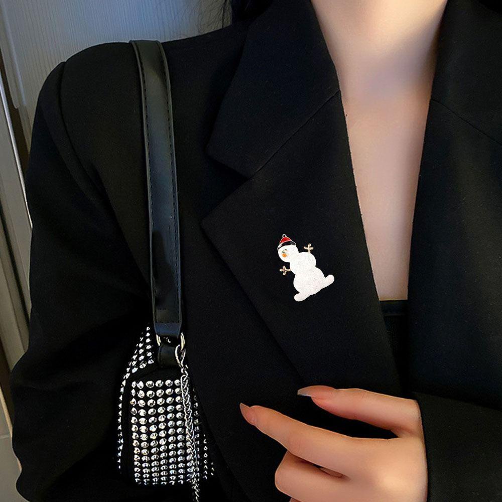 Ghim Cài Áo Hình Cây Thông Giáng Sinh / Người Tuyết / Cây Thông Hoạt Hình