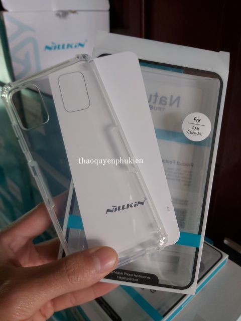 Ốp lưng Galaxy A51/A71 Nillkin silicon dẻo chống sốc