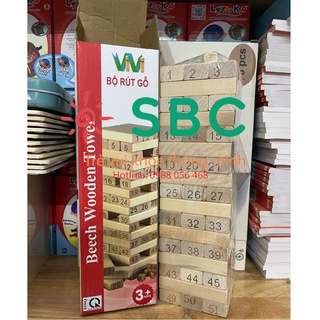 Rút gỗ số size lớn 48 thanh gỗ đẹp